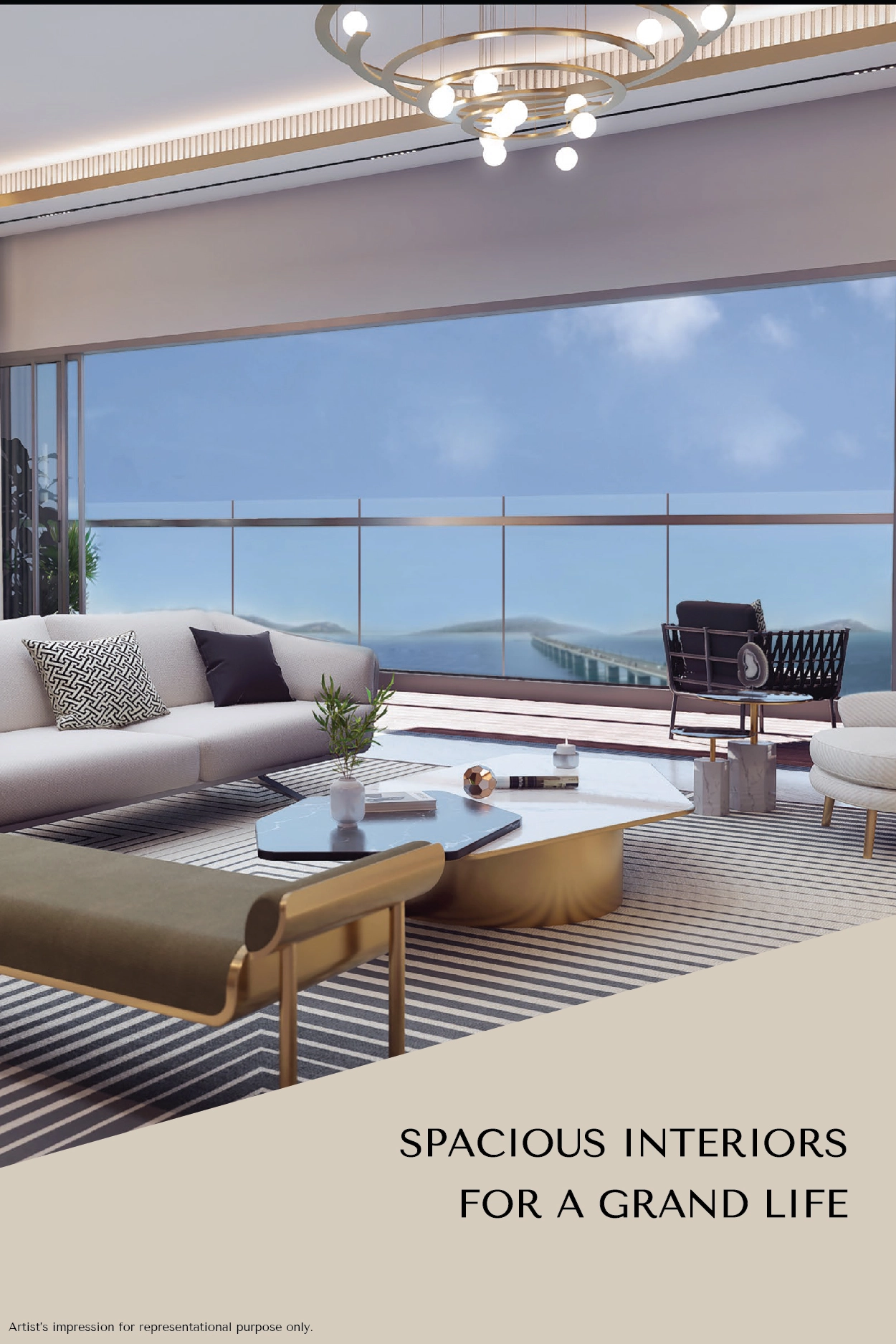 Living Room of L&T Realty The Gateway, Sewri